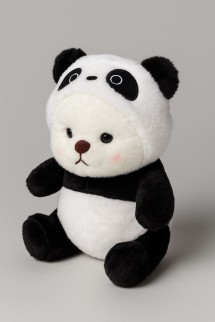 Мягкая игрушка &quot;Panda hat&quot;, 27 см