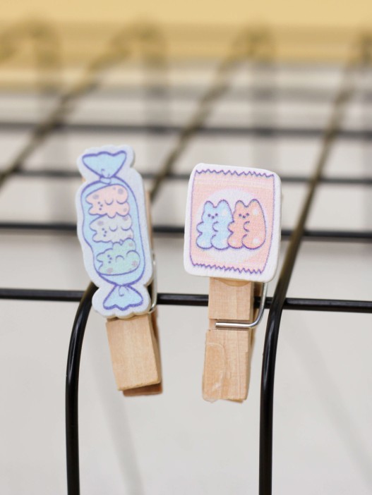 Прищепки ПО ПЛАНУ. &quot;Candy bear&quot;, mix color 