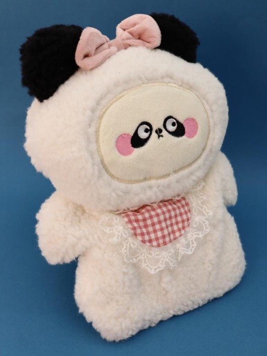 Грелка плюшевая &quot;Warm hugs&quot;, white, 400 мл (30*24 см) 