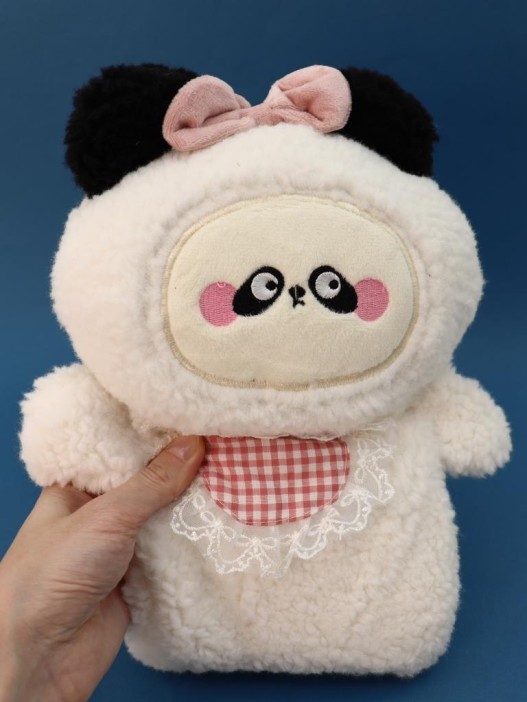 Грелка плюшевая &quot;Warm hugs&quot;, white, 400 мл (30*24 см) 