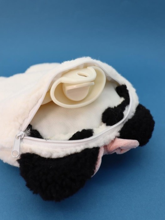 Грелка плюшевая &quot;Warm hugs&quot;, white, 400 мл (30*24 см) 