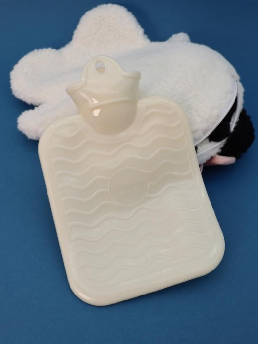 Грелка плюшевая &quot;Warm hugs&quot;, white, 400 мл (30*24 см) 