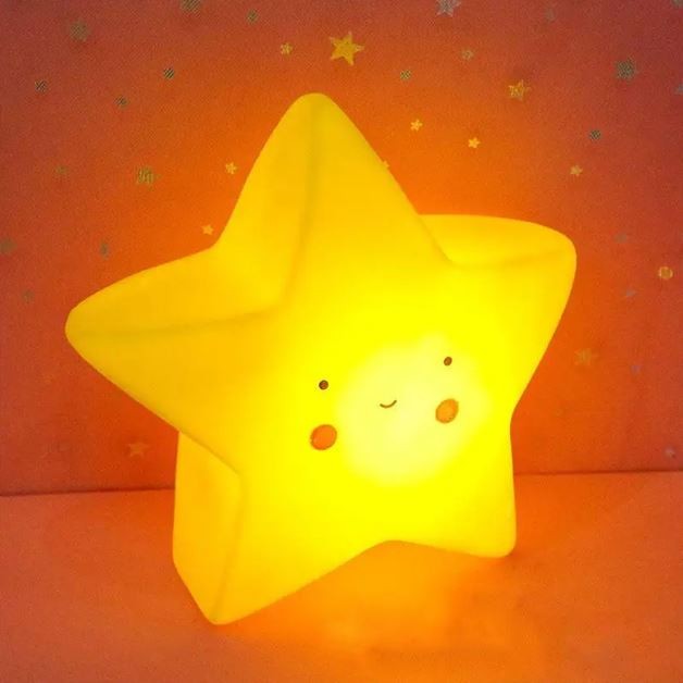 Ночник iLikeGift "Lucky star", yellow (12 см) 