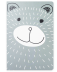Тетрадь "Bear", light gray 
