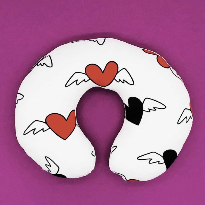 Подушка для шеи "Hearts" 