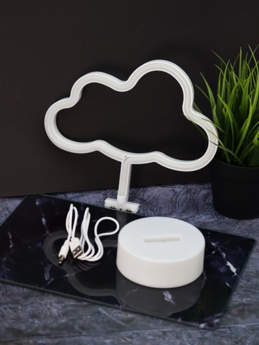 Неоновый LED ночник настольный &quot;Cloud&quot;, тёплое свечение (30,5х27 см) 