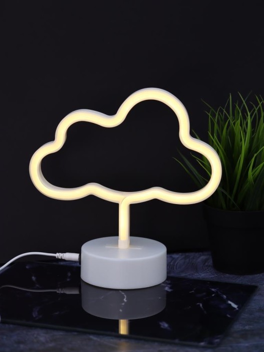 Неоновый LED ночник настольный &quot;Cloud&quot;, тёплое свечение (30,5х27 см) 