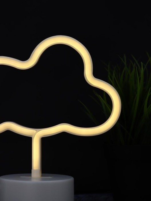 Неоновый LED ночник настольный &quot;Cloud&quot;, тёплое свечение (30,5х27 см) 