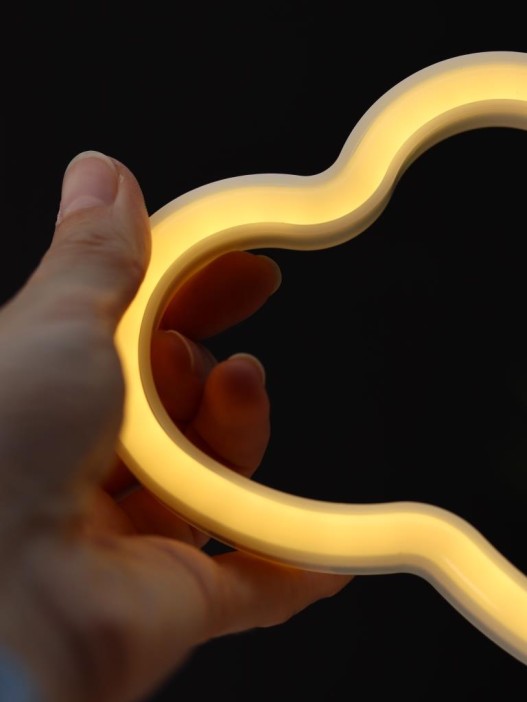 Неоновый LED ночник настольный &quot;Cloud&quot;, тёплое свечение (30,5х27 см) 