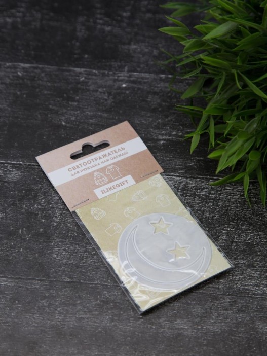 Светоотражающий элемент (фликер) &quot;Moon&quot;, брелок 