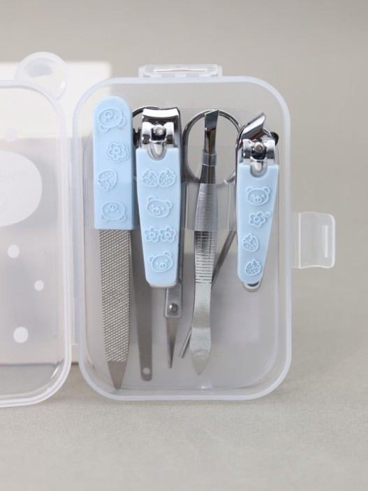 Маникюрный набор &quot;The cat screaming&quot;, blue 