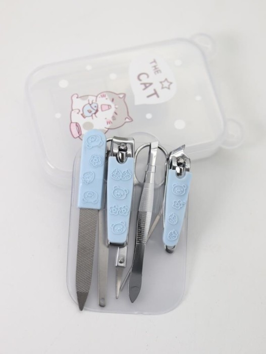 Маникюрный набор &quot;The cat screaming&quot;, blue 