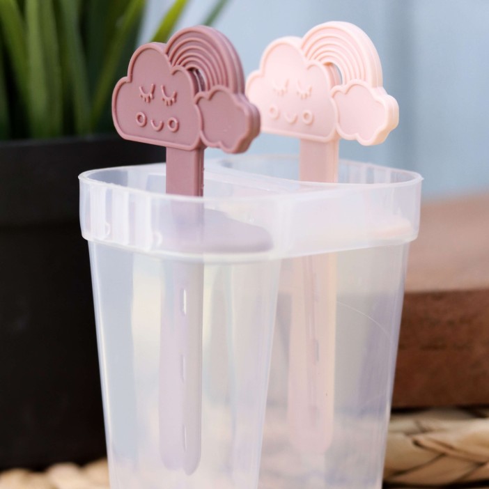 Формочки для мороженого "CLOUD", pink, mix 
