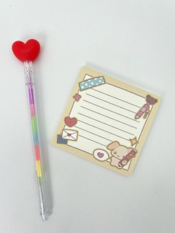 Блок для заметок "Dreamy Dog", 50 л. 8*8 см