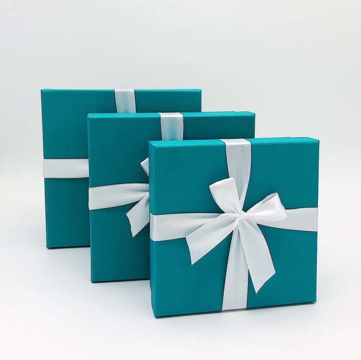 Набор коробок 3в1 &quot;Бирюзовая&quot; 