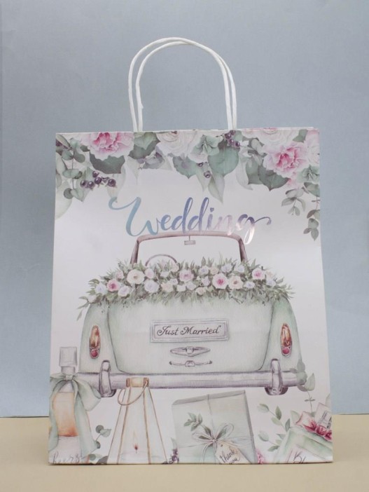 Пакет подарочный «Mr&amp;Mrs», car (21*25.5*10) 