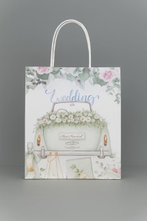 Пакет подарочный «Mr&amp;Mrs», car (21*25.5*10)