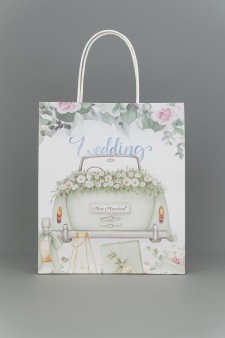 Пакет подарочный «Mr&amp;Mrs», car (21*25.5*10)