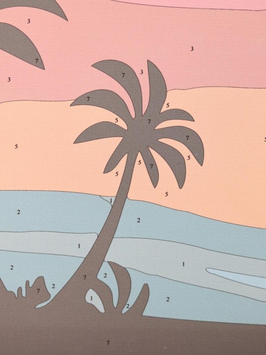 Картина по номерам на подрамнике Draw Me! «Magic sunset», (20*20 см) 