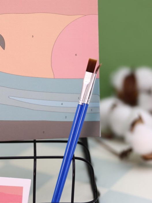 Картина по номерам на подрамнике Draw Me! «Magic sunset», (20*20 см) 