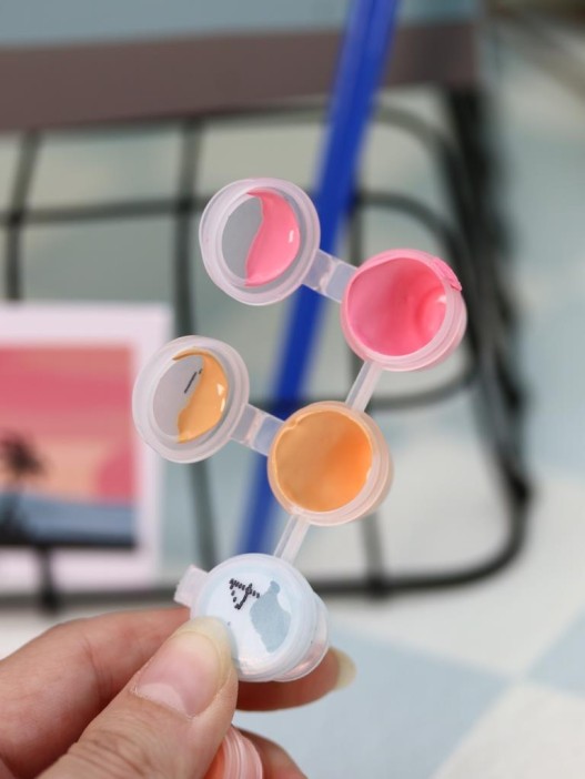 Картина по номерам на подрамнике Draw Me! «Magic sunset», (20*20 см) 