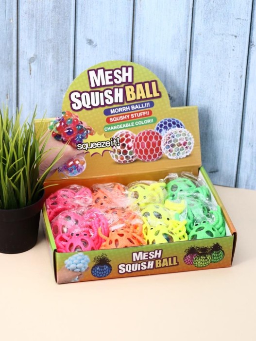 Мялка - антистресс «Squeeze spider», yellow 