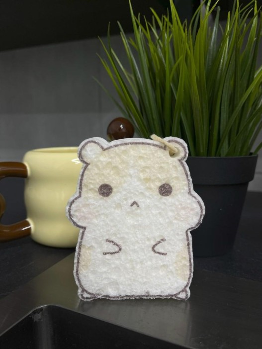 ЭКО губка для посуды "Hamster" 
