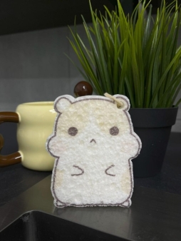 ЭКО губка для посуды "Hamster"