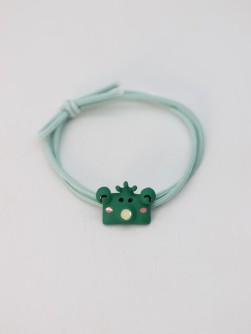 Резинка для волос GIRLY "Camera frog", green