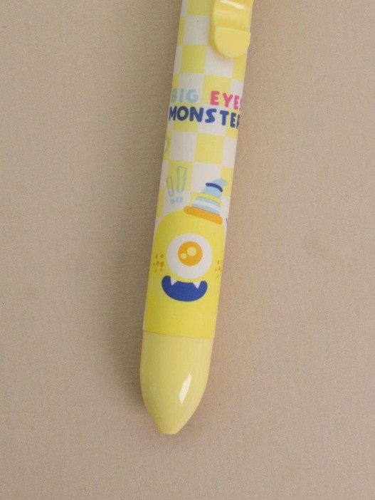 Разноцветная ручка 8 в 1 &quot;Monster&quot;, yellow 