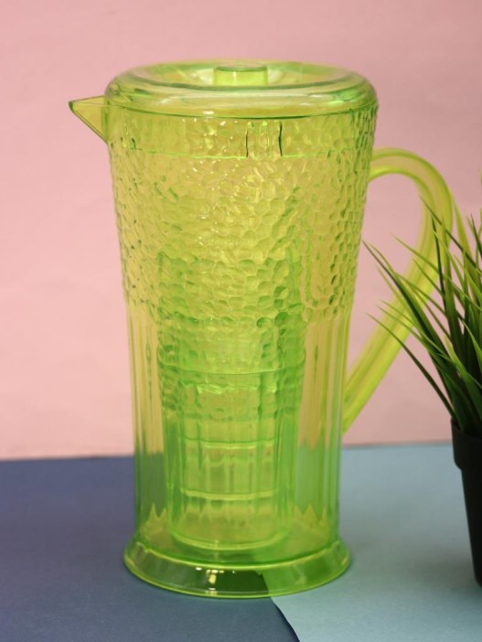 Набор для напитков (кувшин 2000 мл + 4 стакана 300 мл) &quot;Another set&quot;, green 