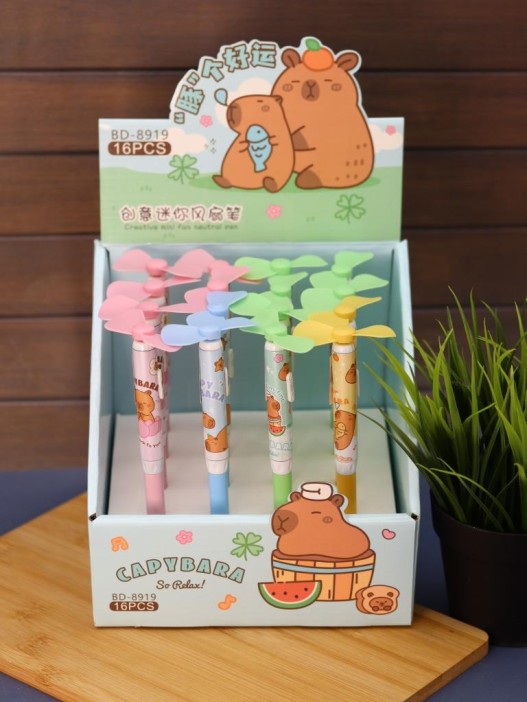 Ручка  &quot;Capybara, so relax!&quot;, mix 