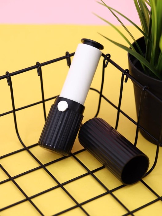 Ролик для чистки одежды компактный iLikeGift &quot;Black cylinder&quot;, (11*3 см) 