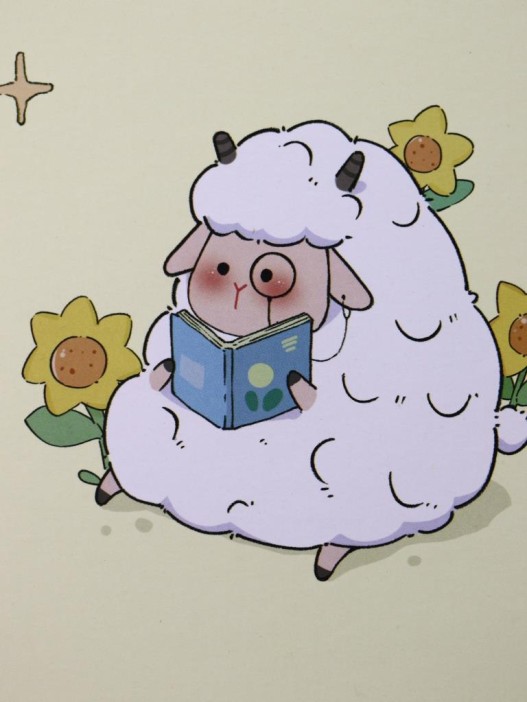 Зеркало &quot;Sheep life&quot;, yellow 