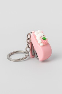 Брелок-степлер &quot;Bunny strawberry&quot;, pink