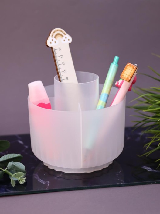 Органайзер для канцелярских принадлежностей &quot;Round&quot;, white + стикеры 