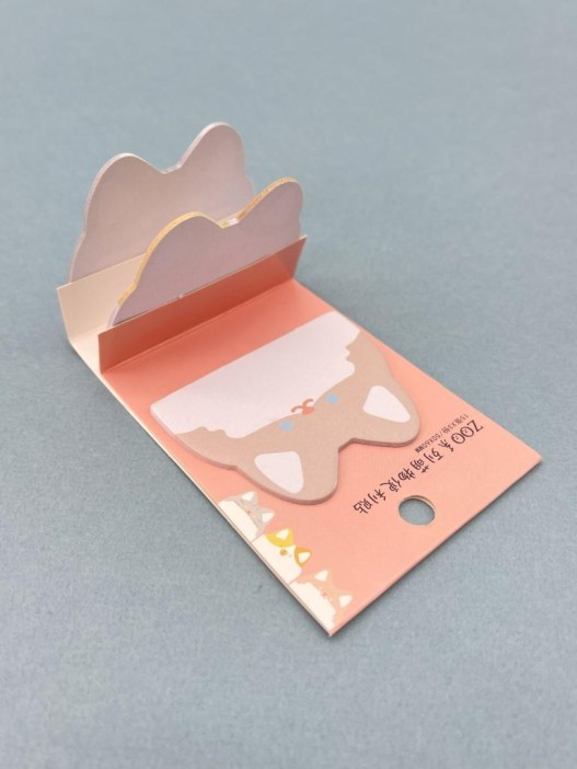 Блок стикер для записей &quot;Cat ears&quot;, red 