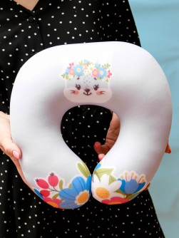 Игрушка- Подушка для шеи Hugme toys «Зайка»