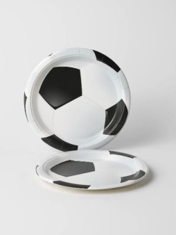 Набор бумажных тарелок 6 шт. "Football party" (230 мм)