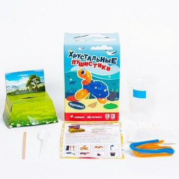 Набор для опытов Хрустальные пушистики &quot;ЧЕРЕПАШКА&quot; 