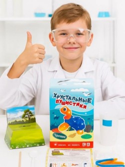 Набор для опытов Хрустальные пушистики "ЧЕРЕПАШКА"