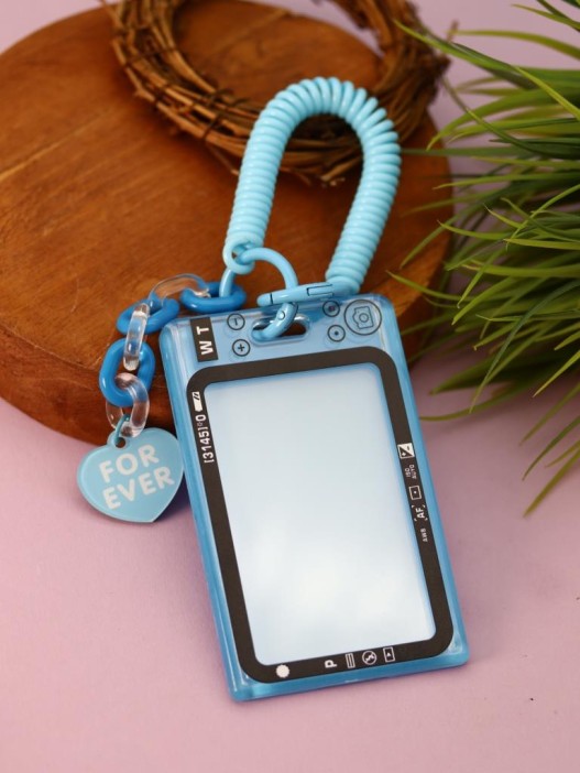 Футляр для карт с брелком &quot;Camera&quot;, blue 