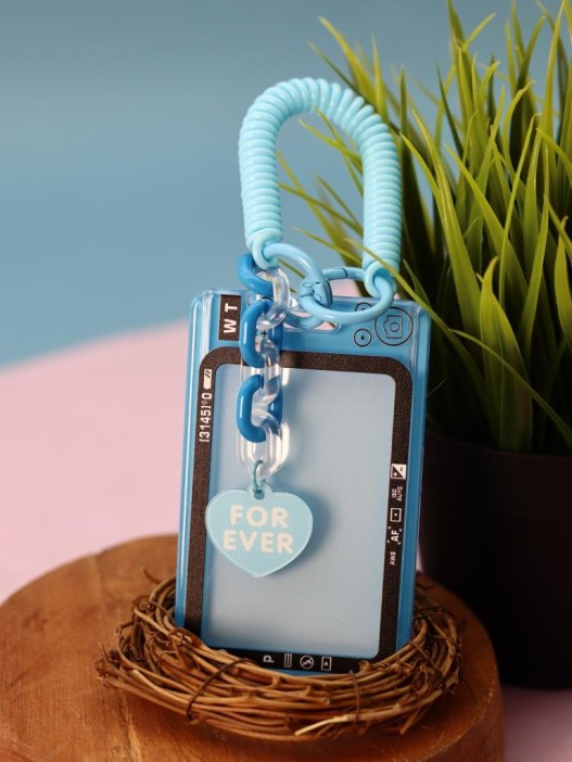 Футляр для карт с брелком &quot;Camera&quot;, blue 