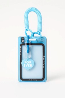 Футляр для карт с брелком "Camera", blue