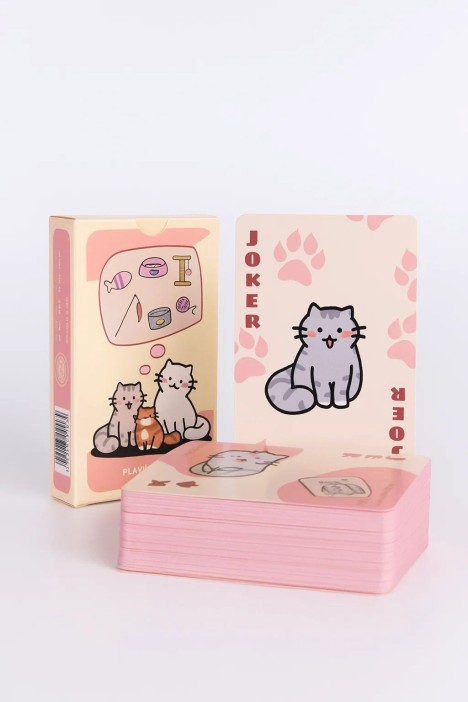Игральные карты 54 шт. "CAT" 6*9*1,8 см 