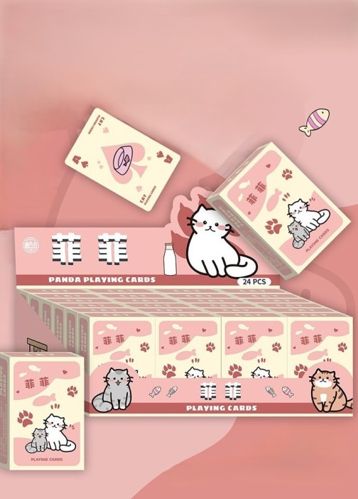 Игральные карты 54 шт. "CAT" 6*9*1,8 см 