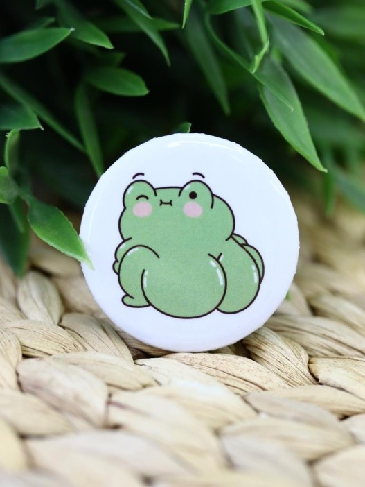 Набор значков 3 шт. iLikeGift &quot;Cute Cat and Frog&quot; 