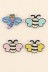 Набор термонашивок для одежды iLikeGift 5 шт. «Bees», mix