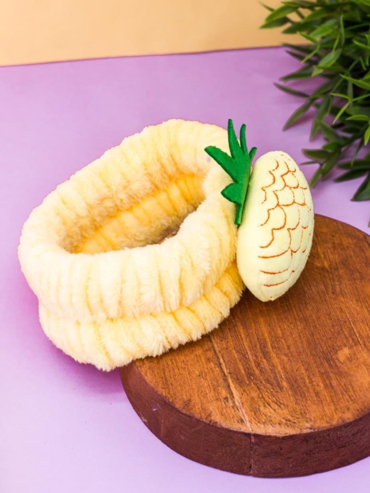 Повязка на голову "Pineapple", yellow