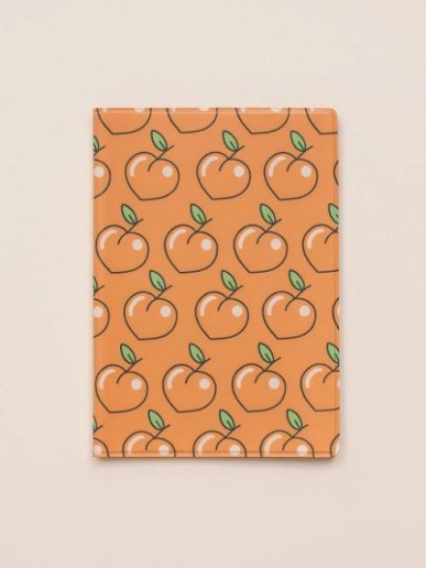 ОБЛОЖКА ДЛЯ ПАСПОРТА "Peach paradise", плотность 600 мкм